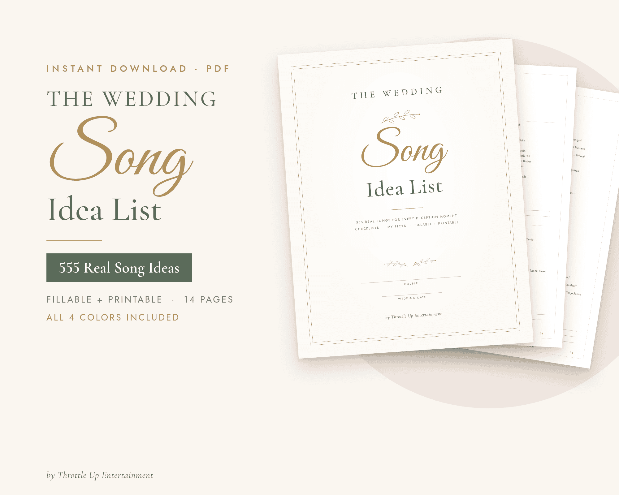 Wedding Song Idea List: 555 Reception Songs
